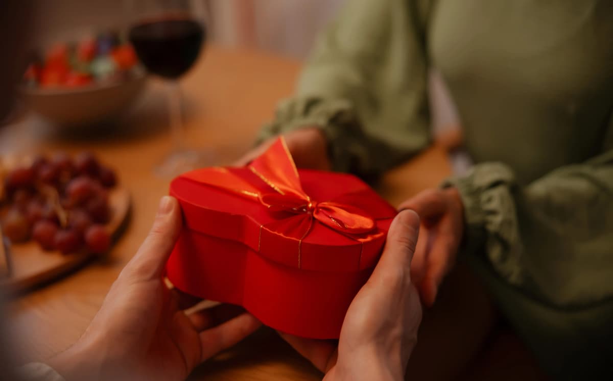 Presente personalizado com fotos e mensagens